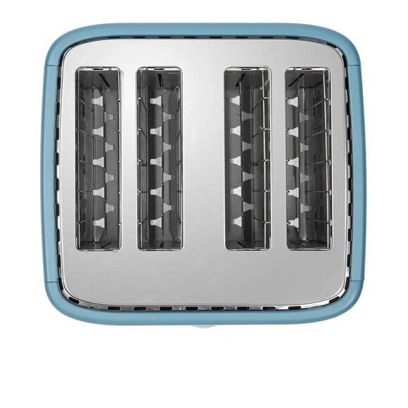 Haden Dorchester 4-Slice Wide Slot Stainless Steel Toaster Stone Blue NWT - Picture 5 of 6